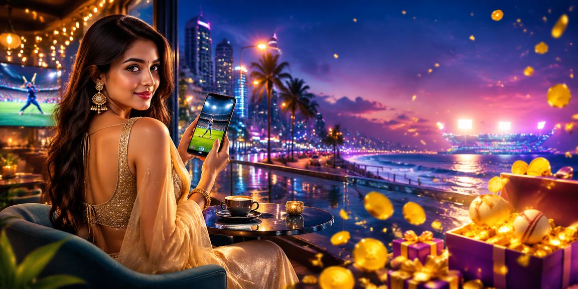 Live cricket betting neon interface highlighting Mumbai games